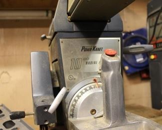 Power Kraft Radial Arm Saw