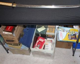 Stamp Collection and Sword