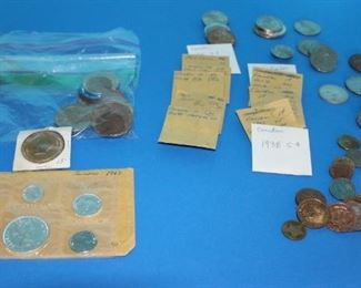 Canadian Proof Sets Coins and Foreign Coins