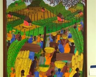 Artist Raymond Lebrun -Haitian artist 