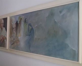 Lexington Kentucky artist - Federico Pizzurro Original oil on board 