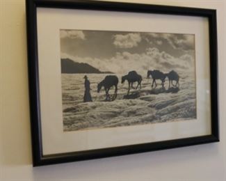 Matted and framed photograph print 