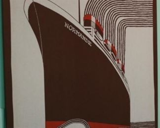 Cloth on board - Normandie 