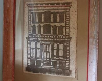 Block print “ The Galt House” 