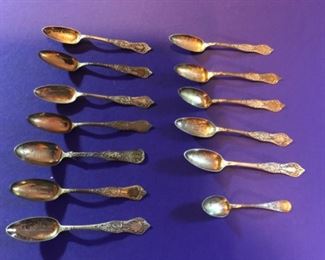Worlds Fair 1893 spoon collection 