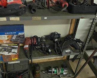 Impact hammer drill, saws, and sanders