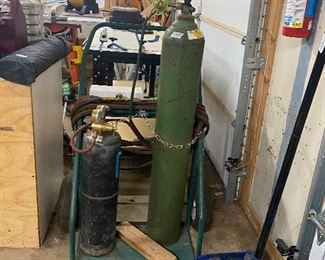 Oxygen and Acetylene Torch Set