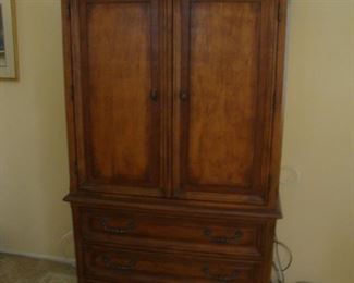 Solid wood cabinet, 2 parts