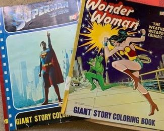 Large Comic Coloring books 