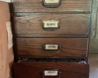 Small office file drawer 