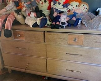 Raggedy Ann & Andy Collection 
Mid Century Dresser 