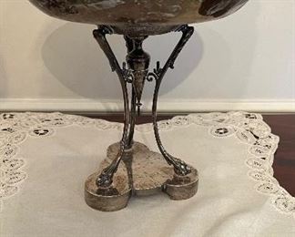 Rare & Large Tiffany Sterling Centerpiece Tazza, Circa. 1860