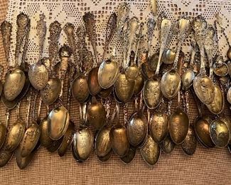more sterling silver souvenir spoons