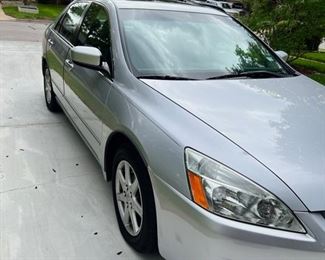 2004 Honda Accord Ex, 1 owner, 91,500 miles. In person bidding will start at $7,300. Bidding will begin at 10am 9/1 and  will conclude at 3pm Friday, 9/2. 