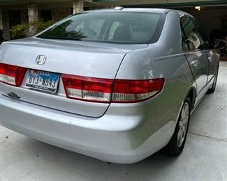 2004 Honda Accord Ex, 1 owner, 91,500 miles. In person bidding will start at $7,300. Bidding will begin at 10am 9/1 and  will conclude at 3pm Friday, 9/2. 