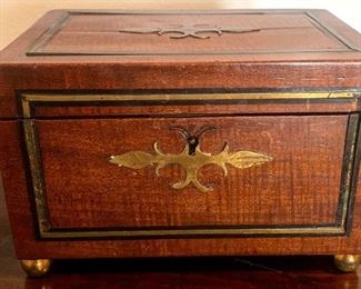 Antique English Georgian Wooden Box