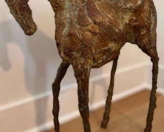 Bronze Abstract Horse Sculpture