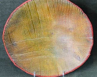 Helga Winter Painted Gourd