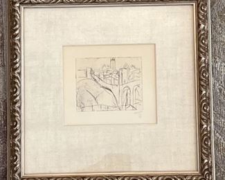 Jean Marzelle France Lithograph