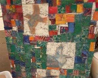 Joan Stuart Ross Encaustic Painting Bathroom Decor