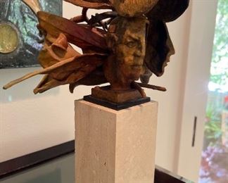 Ted Theodore Gall Figural Metal Sculpture Elephant