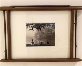 Uniquely Framed Buchanan Sepiatone Photograph