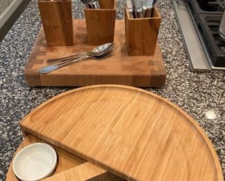 Wooden MoonShaped Sushi Plate  Other