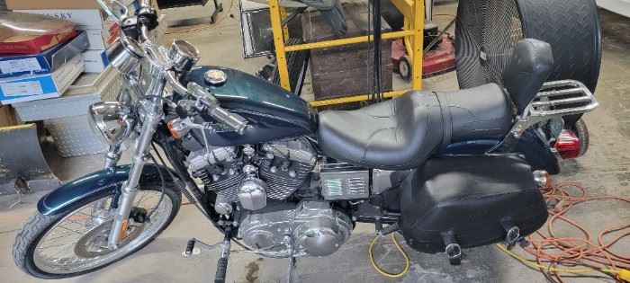 2002 Harley Davidson Sportster 1200 Custom. Less than 5000 miles! Beautiful bike!