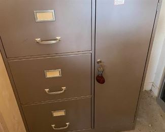 File Cabinet With A Safe