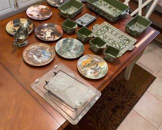 Knowles Limited Edition Plates And Temp rations Pottery Set