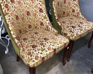 Pair of side chairs home decor Orlando Estate Auction