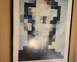 Salvador Dali "Lincoln in Dalivision". One of his best know work of Art.  