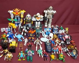 Assorted Toys and Action Figures