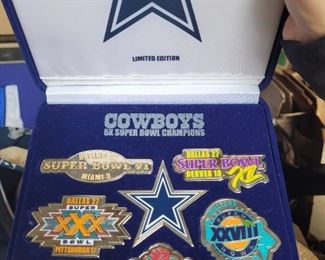 Dallas Cowboys superbowl pins