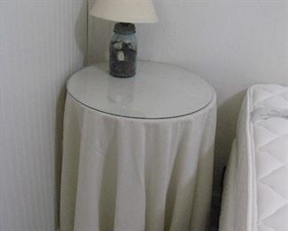 Night Table with Lamp