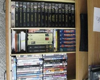VHS and Movie Cd's
