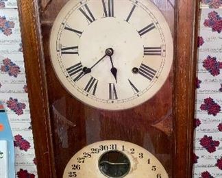 Ithaca calendar clock