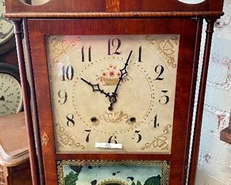 Eli Terry clock, wooden movement