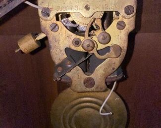 F L Gregory clock movement dated July ‘91, June ‘94