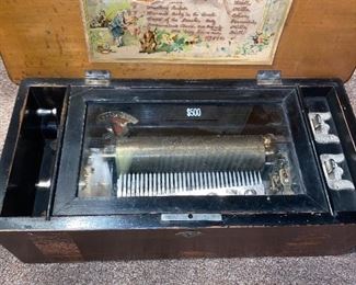 Antique music box