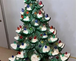 Vintage ceramic tree