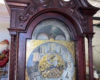 Fabulous grandfather clock Davis Clegg