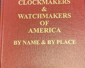 Clockmakers and watchmakers of America book