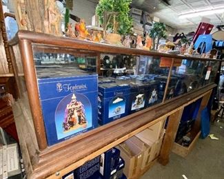 Large antique showcase 