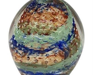 Lot 006
Artist Colorful Glass Paperweight
