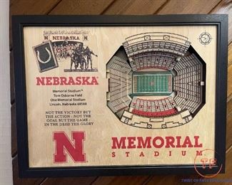 Nebraska Husker Memorial Stadium - Stadium Views Wall Art