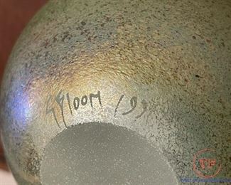 Vase Signed S BLOOM 1991