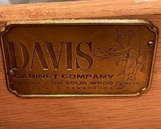 Davis Cabinet Company Bedroom Set