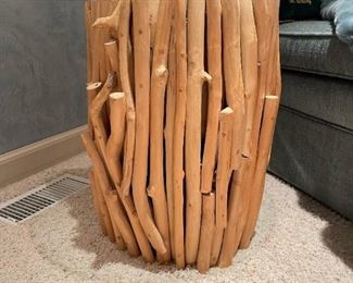 Wood Twig Based Side Table