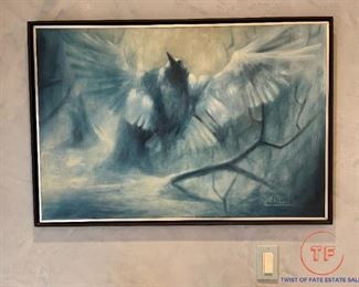 Original Oil on Board by NICK CHIBURIS